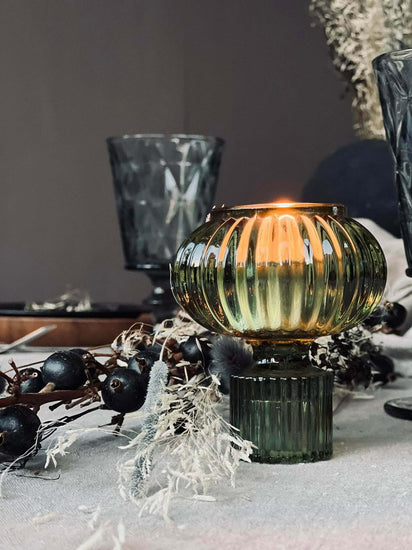 Lysestage GREEN - Vendbar glas - VIAMAJA.DK