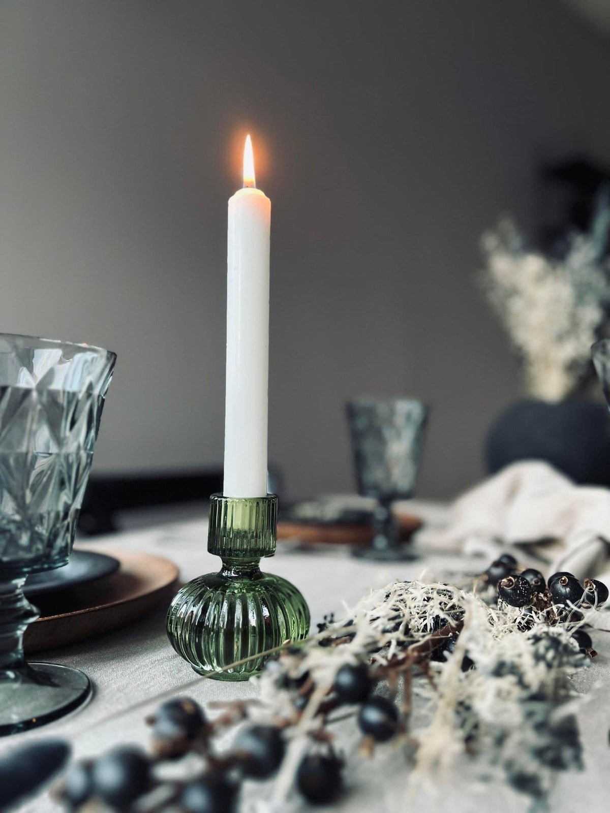 Lysestage GREEN - Vendbar glas - VIAMAJA.DK