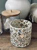 Photophore MOSAIK pour bougie chauffe-plat