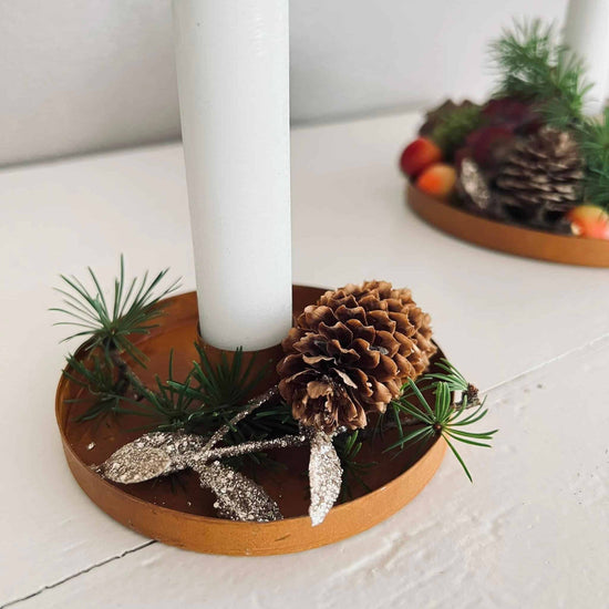 Lysestage Rust – dia 14cm - VIAMAJA.DK