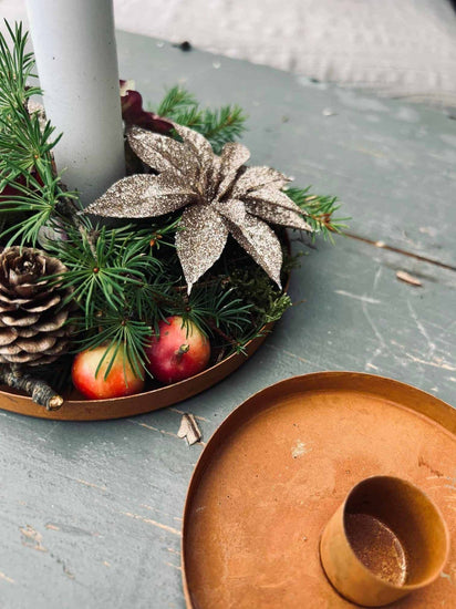Lysestage Rust – dia 14cm - VIAMAJA.DK