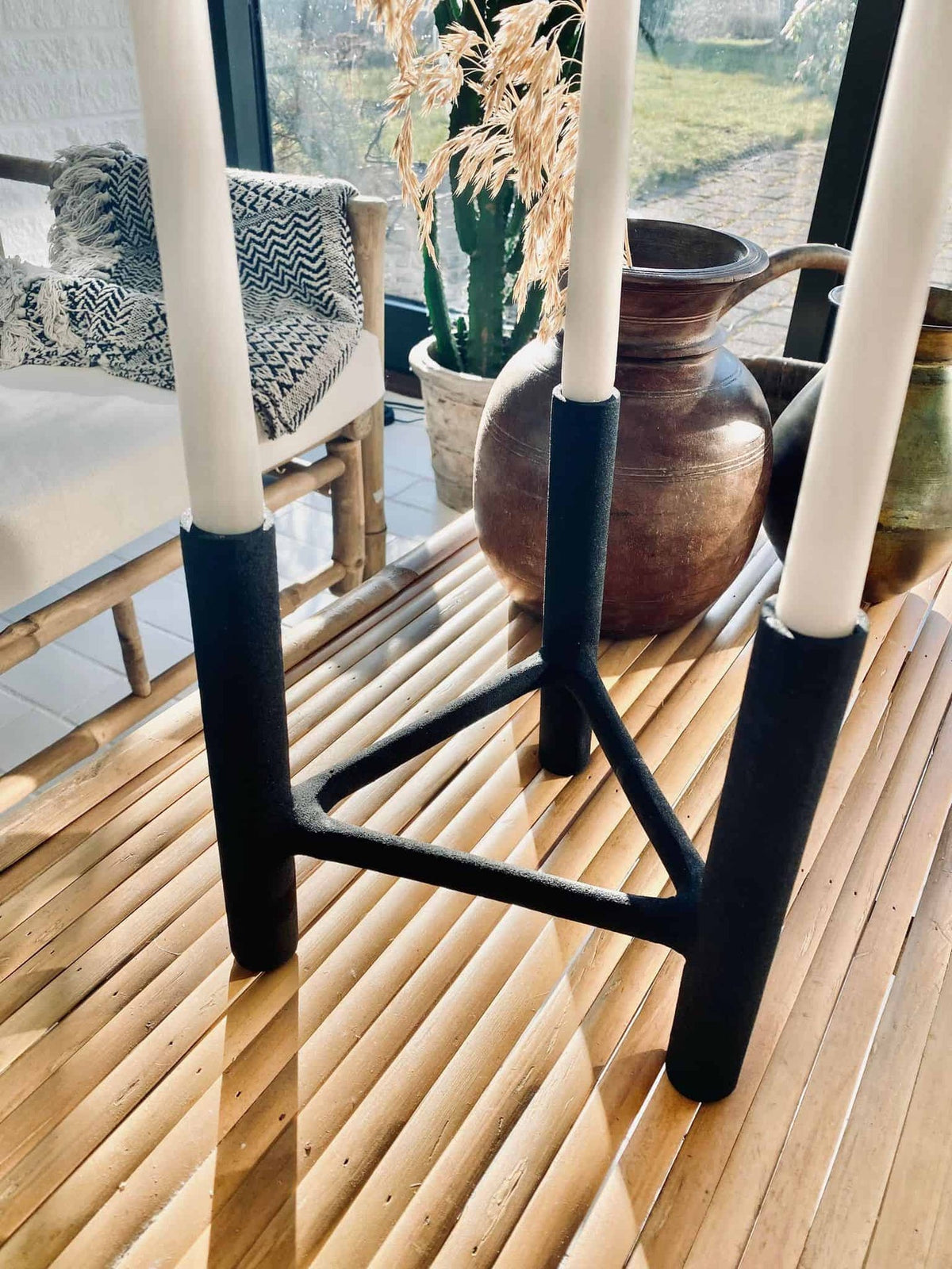 Lysestage, Sort, Aluminium - VIAMAJA.DK