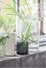 Photophore pour bougie chauffe-plat - verre gris