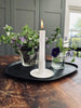 Plateau pour bougies / plateau Noir Organique - Grand