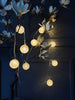 Guirlande lumineuse déco avec 10 boules LED - boîtier à piles