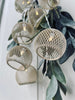 Guirlande lumineuse en métal blanc - Boîtier à piles approuvé pour intérieur / extérieur