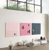 Tableau en Verre Magnétique – Rose Clair 45×45