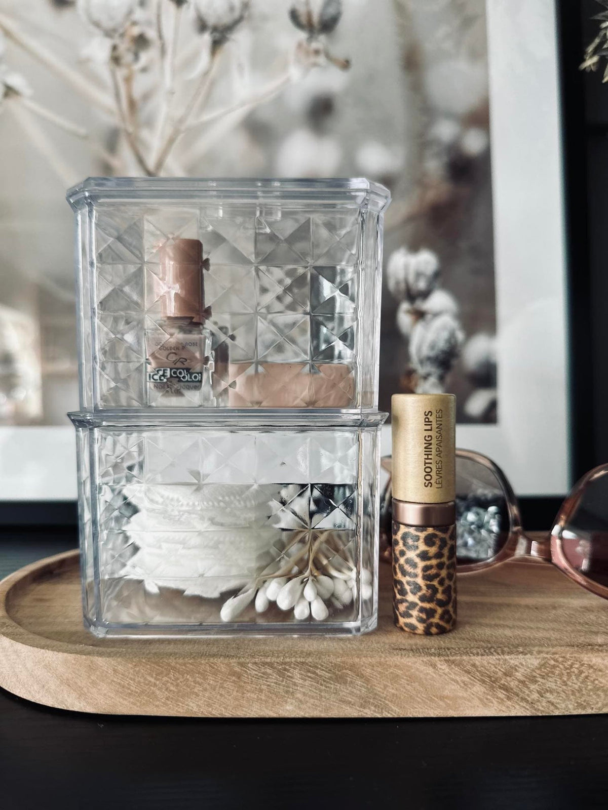 Makeup organizer - 2 kasser - VIAMAJA.DK