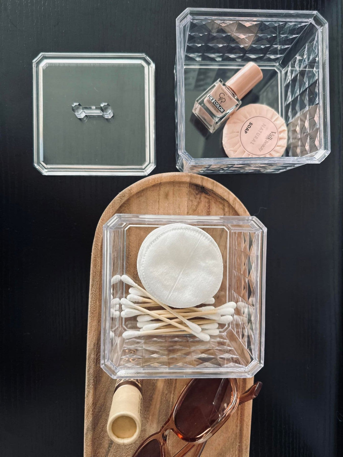 Makeup organizer - 2 kasser - VIAMAJA.DK