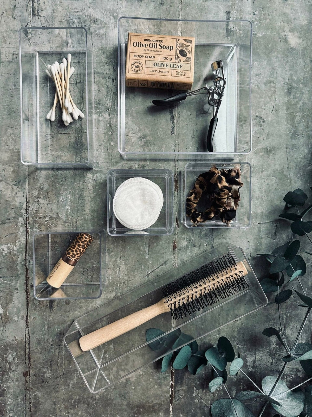 Makeup organizer til skuffe - 6 dele - VIAMAJA.DK