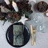 Serviette de table en lin et coton – Sauge