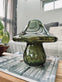MUSHROOM Lampe med LED 18cm – Grøn - VIAMAJA.DK