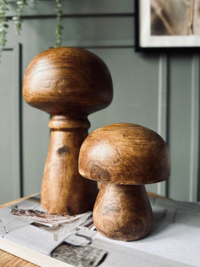 Mushroom wood 27cm - VIAMAJA.DK