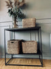 Paniers naturels allongés - Set de 3 pièces