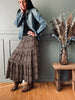 Jupe Boho Leopard