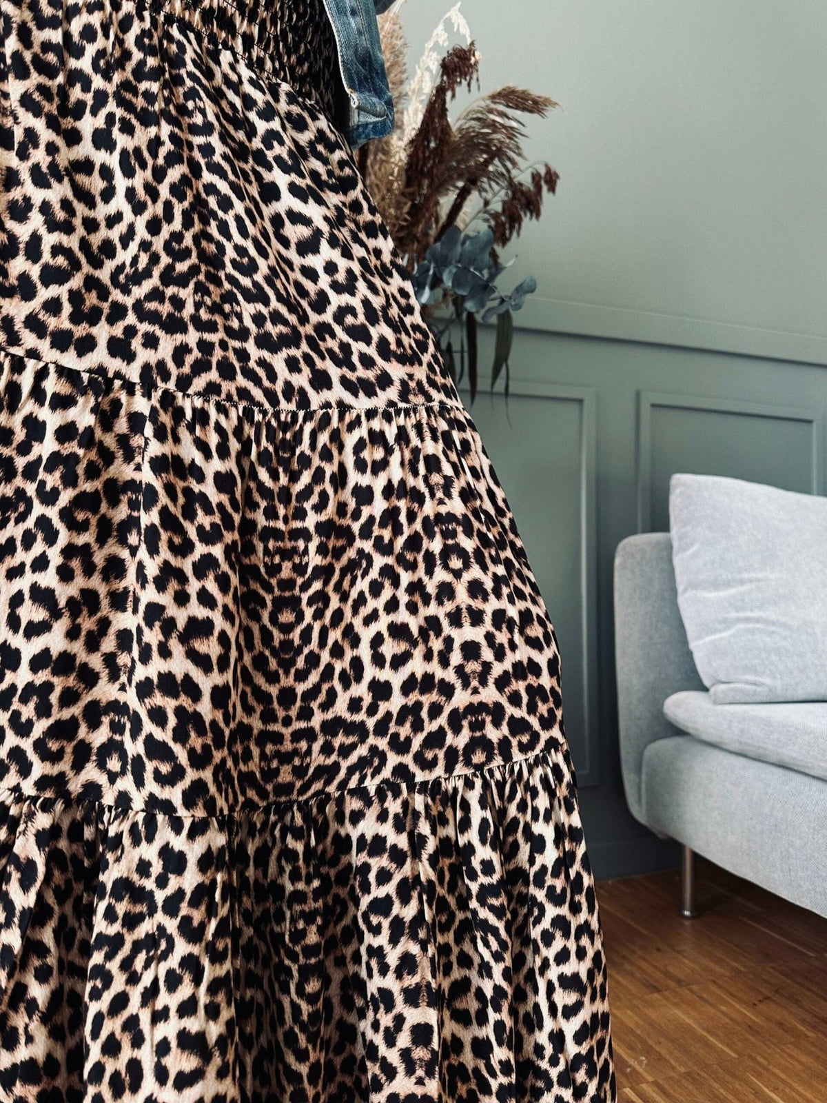Nederdel Boho Leopard - VIAMAJA.DK