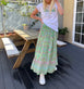 Nederdel med smock - Green Princess - VIAMAJA.DK