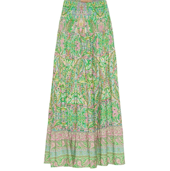 Nederdel med smock - Green Princess - VIAMAJA.DK