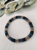 Bracelet Nepal - mélange bleu foncé