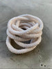Bracelet Népal - Blanc opale