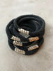 Bracelet Nepal – Noir / Argent