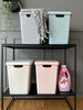 Coffre de rangement avec couvercle - XL Rose Poudré