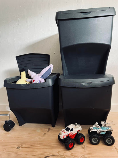 Opbevaringskasser 3 stk - RECYCLING - VIAMAJA.DK