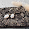 Boucles d’oreilles ELLA - Or avec perles d’eau douce