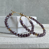 Boucles d’oreilles Merle – Lavande