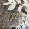 Boucles d’oreilles Ruby plaquées or 18K