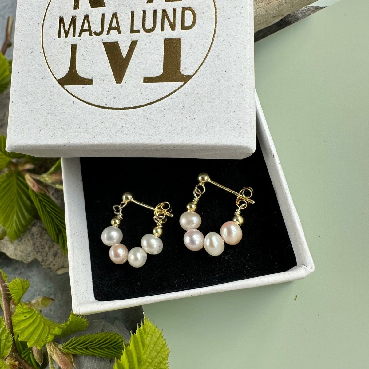 Øreringe Selma – Sterling sølv - VIAMAJA.DK