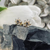 Boucles d’oreilles Bella en argent sterling doré