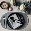 Set de table ovale - Gris