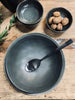 Bol à pâtes / soupe en grès – Gris
