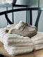 Plaid fleece white - SUPER SOFT - VIAMAJA.DK