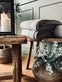 Plaid STONE-WASHED Quilt – Nordic grey - VIAMAJA