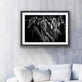 Plakat Black and white poster - 50x70 cm - VIAMAJA.DK