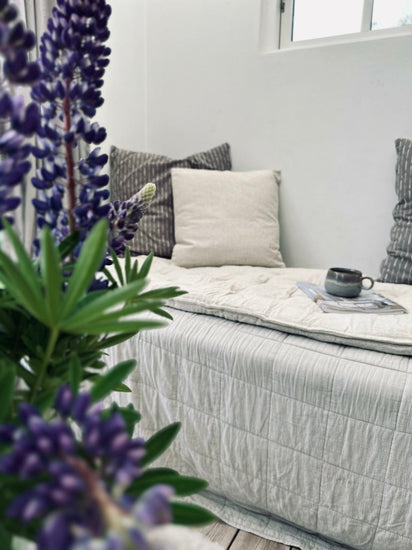 Pude med fyld SKAGEN – 50×50 Natur - VIAMAJA.DK