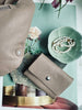 Porte-monnaie Aura small taupe poudré