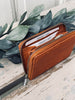 Portefeuille en cuir souple - NERO Cognac