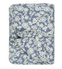 Quilt bleu à fleurs