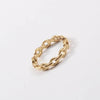 Bague Link - plaquée or