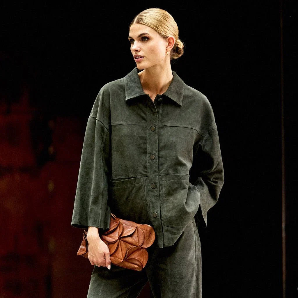 Clutch crossbody Rio - Dark Cognac