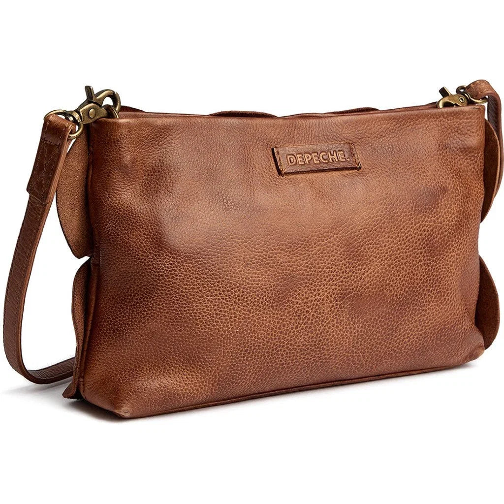 Clutch crossbody Rio - Dark Cognac