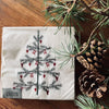Serviettes 20 pcs – Blanc avec Sapin Nostalgie