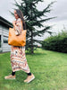 Sac cabas ALMA Curcuma - cuir de buffle