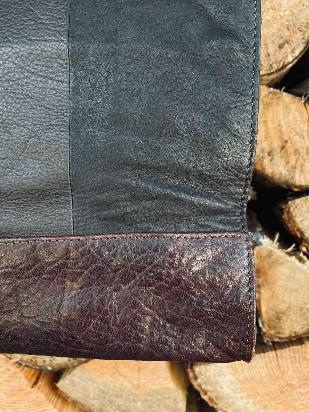 Shopper i kraftig recycling læder – Brown - VIAMAJA.DK