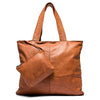 Shopper avec pochette MILLE –  COGNAC