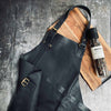 Tablier en cuir - Cuir noir de buffle