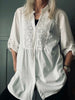 Chemise Celina avec broderie – White